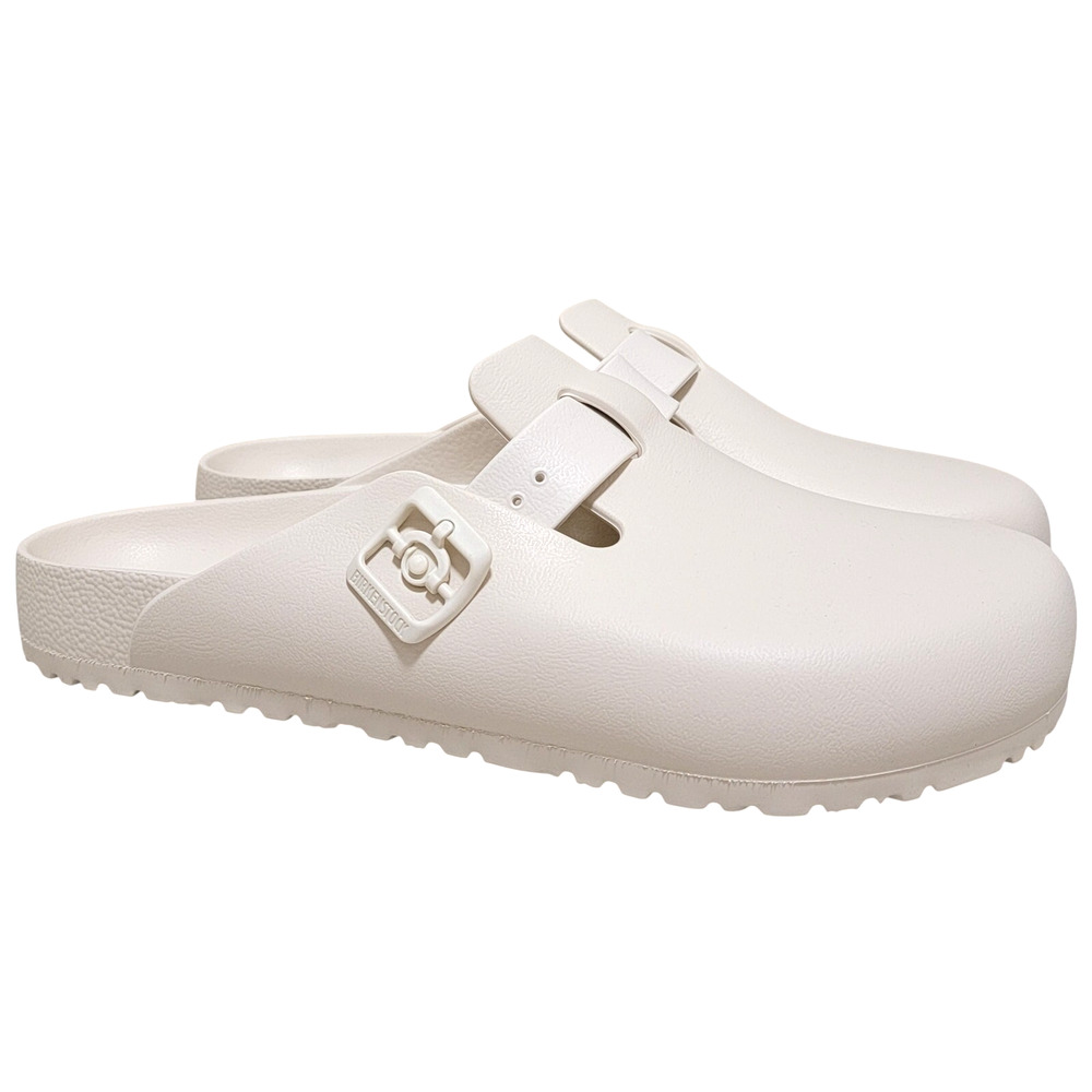 Birkenstock Men Boston EVA Slip On Comfort Clogs Size US 10 Eggshell White FR2M - Picture 2 of 6